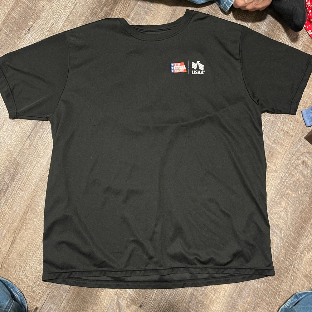 Black USA Men's T-Shirt